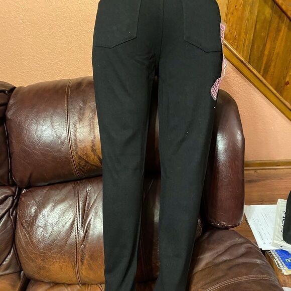 Seven7 Ponte Knit Skinny Leg Black Pants Small - Picture 3 of 15